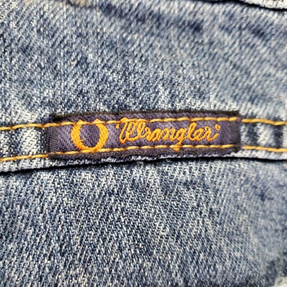 Wrangler Jeans Womens 11/12 X 30 Blue Cowgirl Cut 100% Cotton Bootcut - Picture 11 of 12
